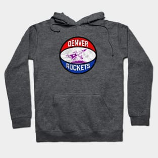 Retro Denver Rockets vintage design Hoodie